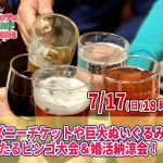 【終了】7月17日(日)18時～婚活納涼会＆ディズニーチケットや巨大ぬいぐるみが当るビンゴ大会！