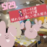 第1506回 【男性38~48歳,女性37~47歳】40代中心!頼れるor優しい彼氏婚活の報告