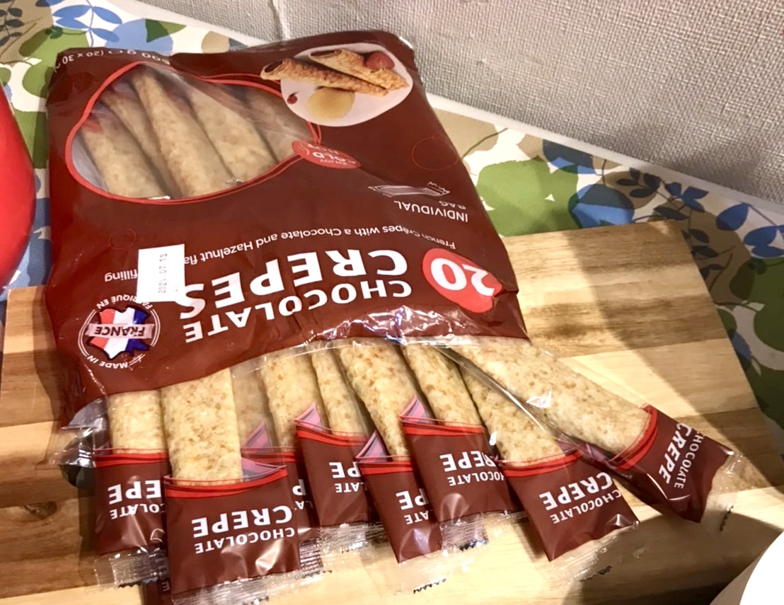 コストコの人気商品デザートクレープの画像