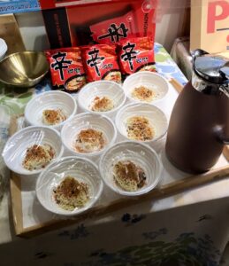 辛ラーメン提供の画像