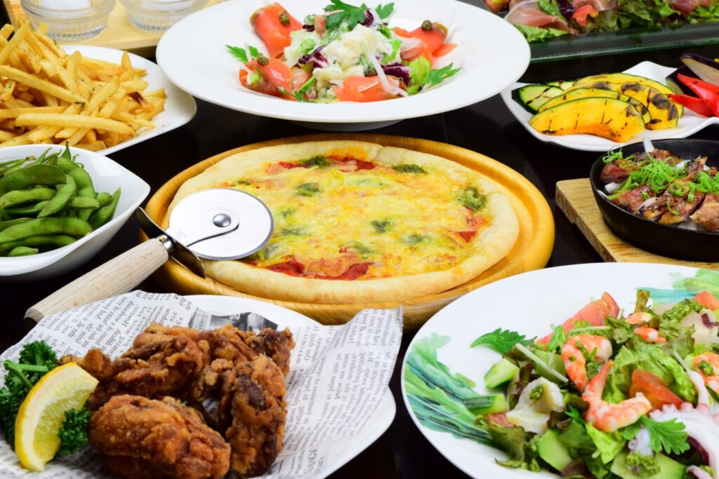 イベントで提供される料理の参考画像(イメージ)